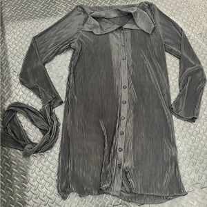 Elegant Gray Women's Dress